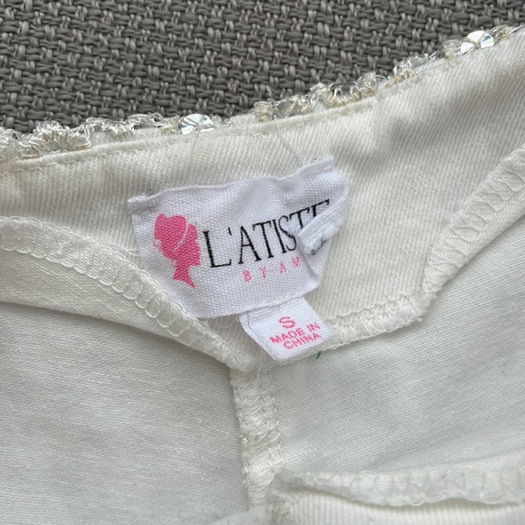 L’ATISTE Sequin Shorts with Tassels - Picture 4 of 8